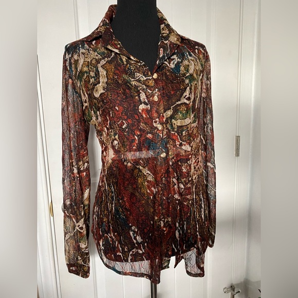 FDJ women fall color blouse - Picture 3 of 7